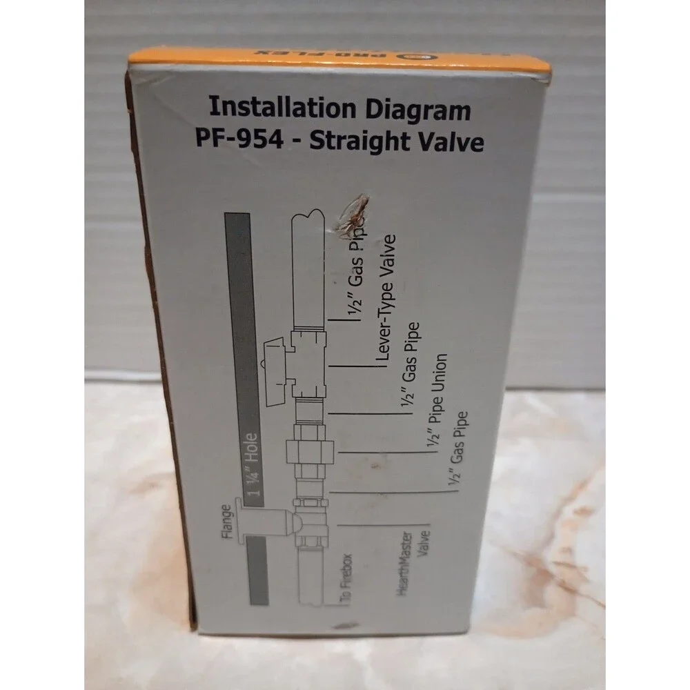 HearthMaster PRO-FLEX Vented or vent-free Gas Log Keyed gas valve kit PF-952-NIC